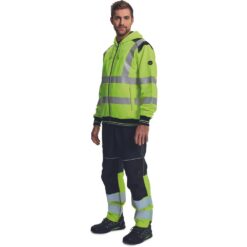 Alternative view of KNOXFIELD hoodie Hi-Vis yellow