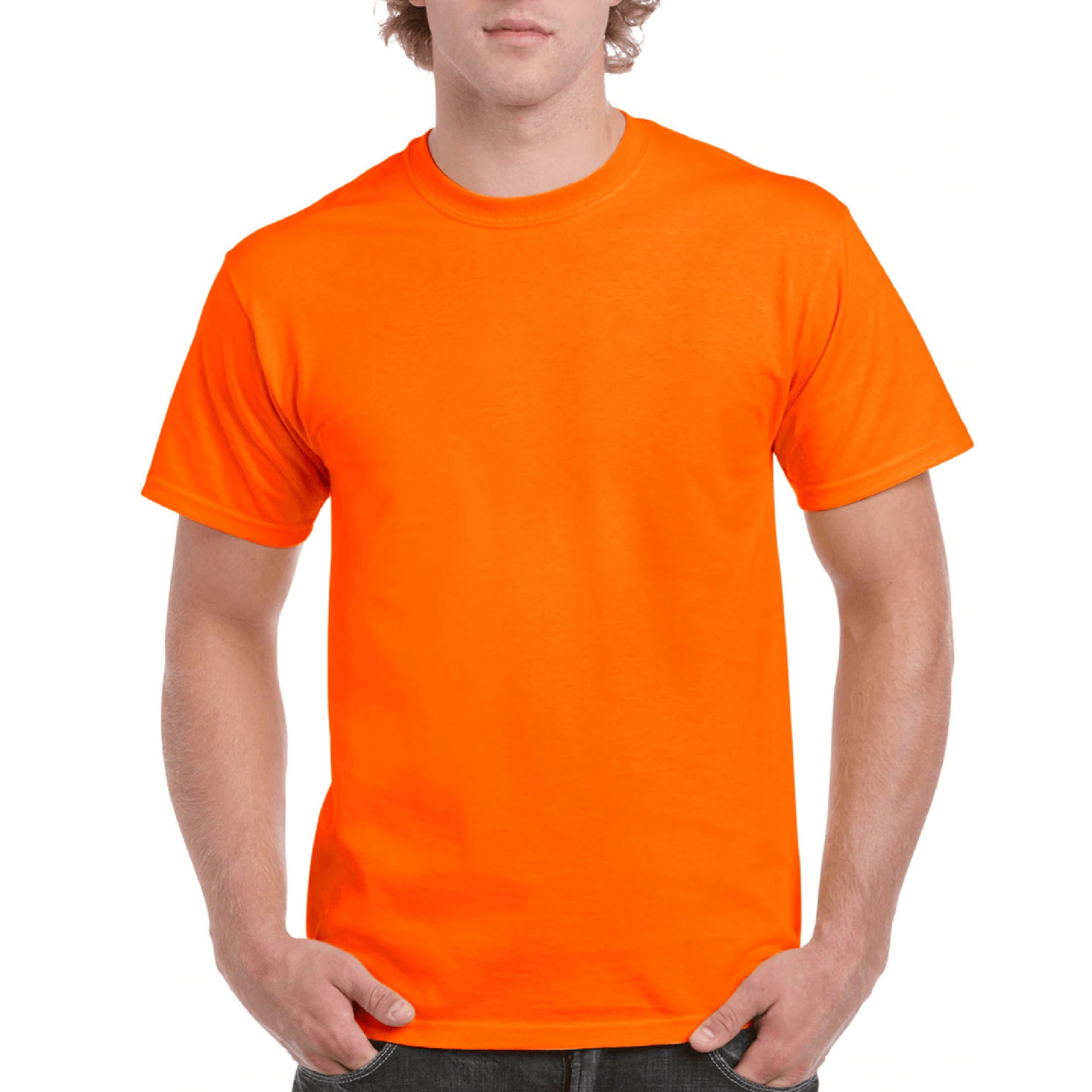 T-shirt GILDAN neon orange - Stafit OÜ