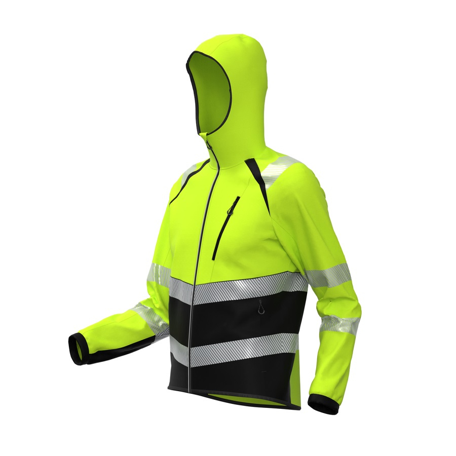 Jope softshell TOPEK C2 HV kol/must k-ga - Image 3