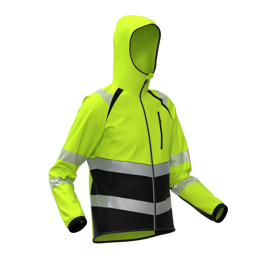 Jope softshell TOPEK C2 HV kol/must k-ga - Image 4