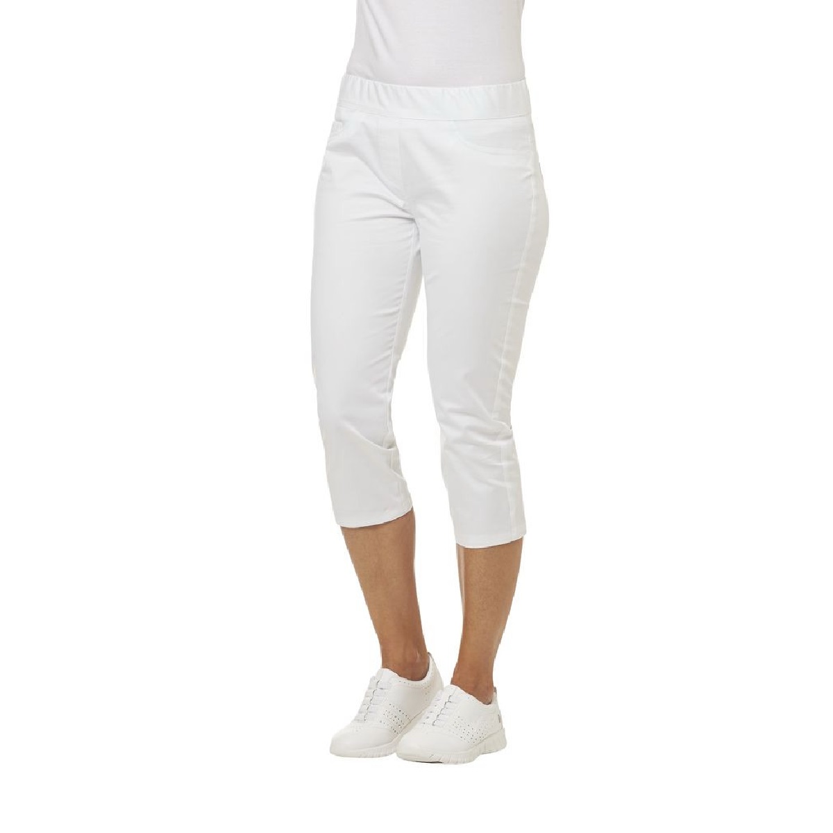 Women's pants KAPRI 3/4 white - Stafit OÜ