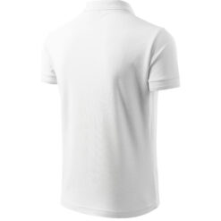 Alternative view of Polo PIQUE valge