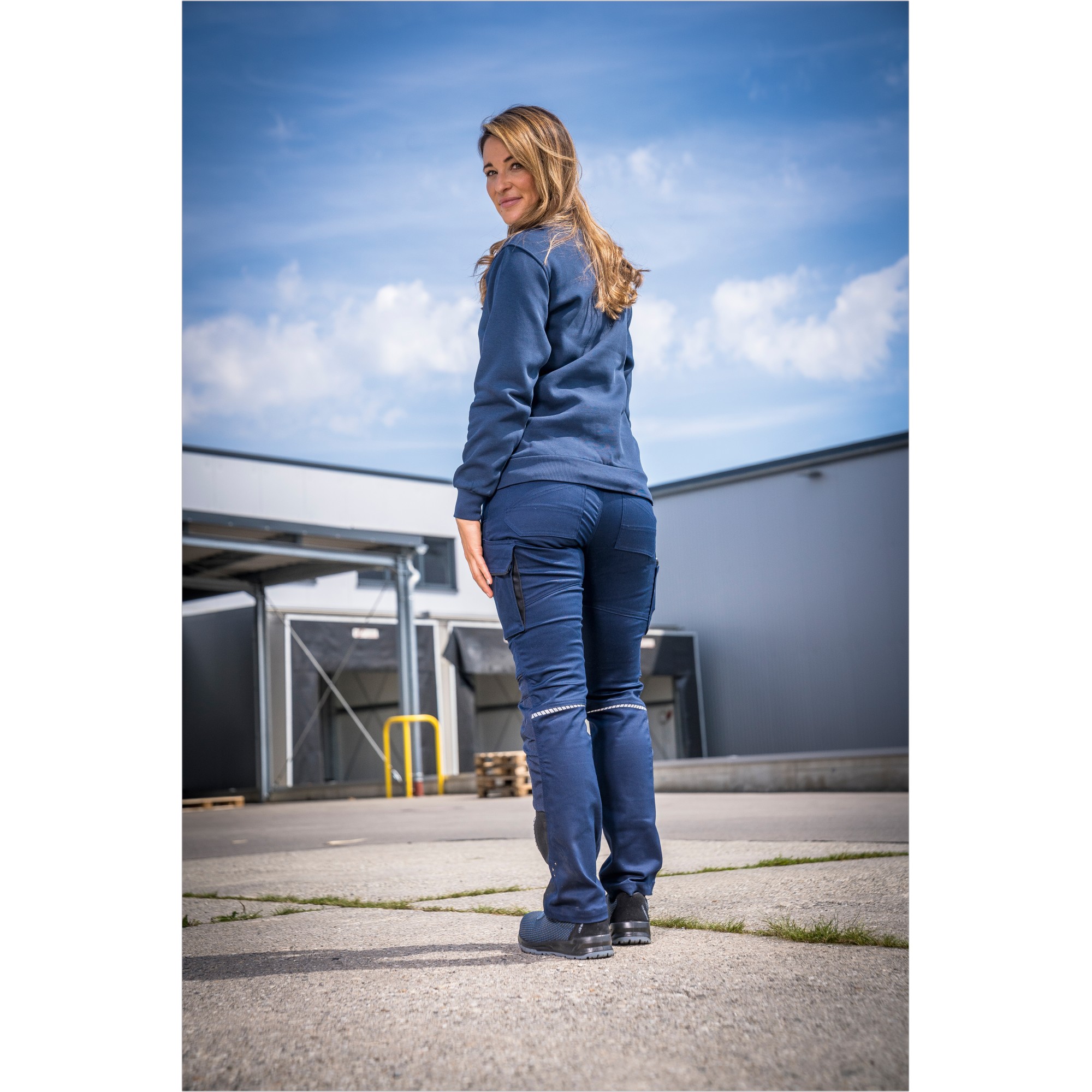Women's trousers FLEX blue - Image 10