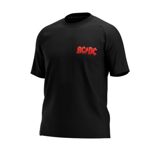 AC/DC T-särk must/punane