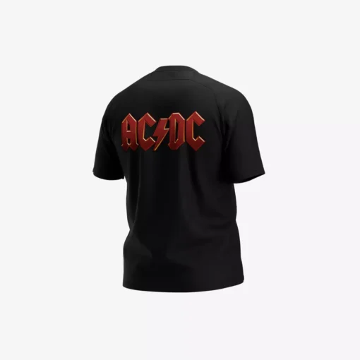 AC/DC T-särk must/punane - Image 4