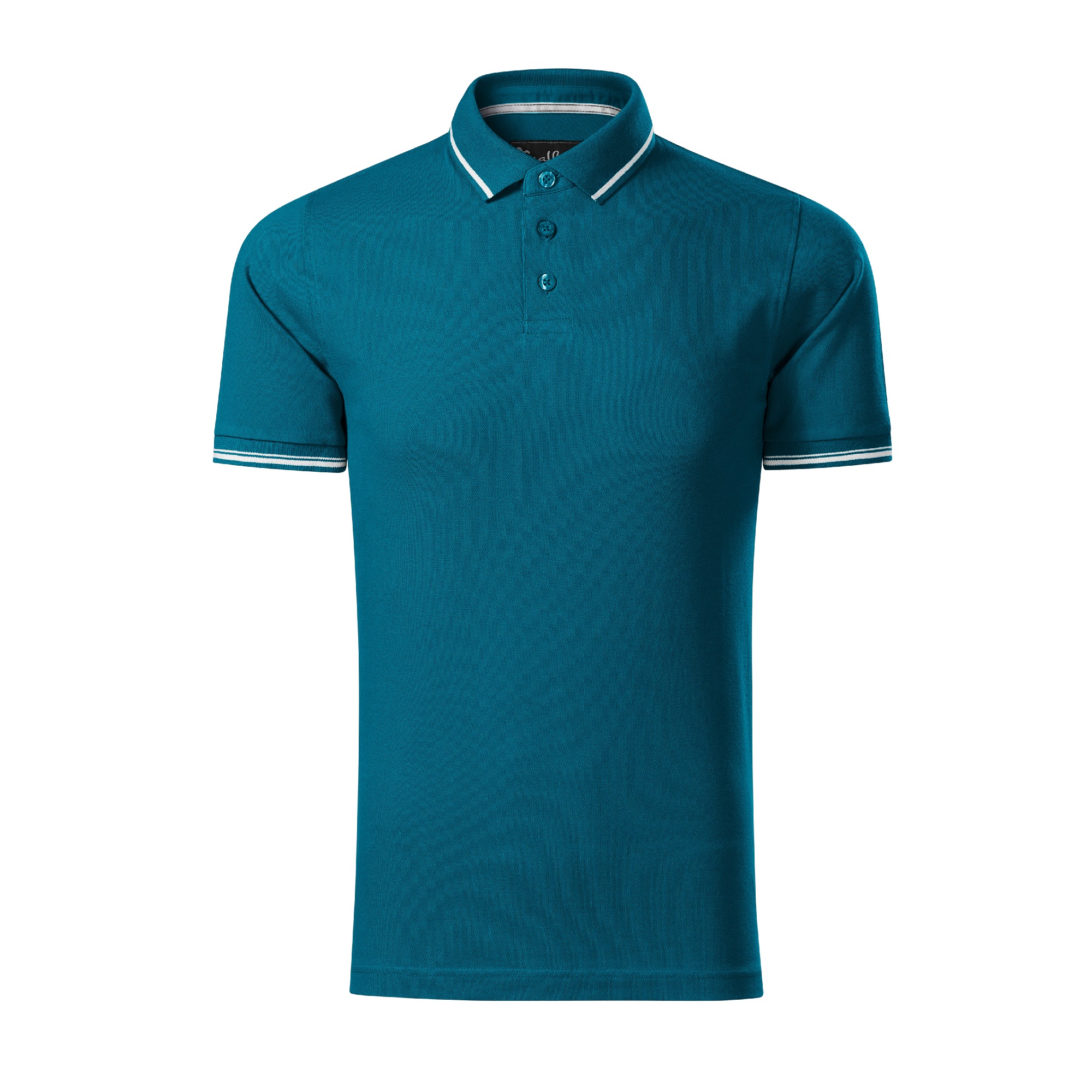 Поло-футболка мужская Malfini Perfection сине-зелёная