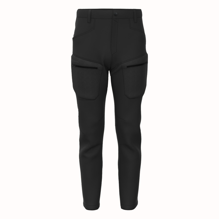 Work trousers stretch CARGO-0200 black