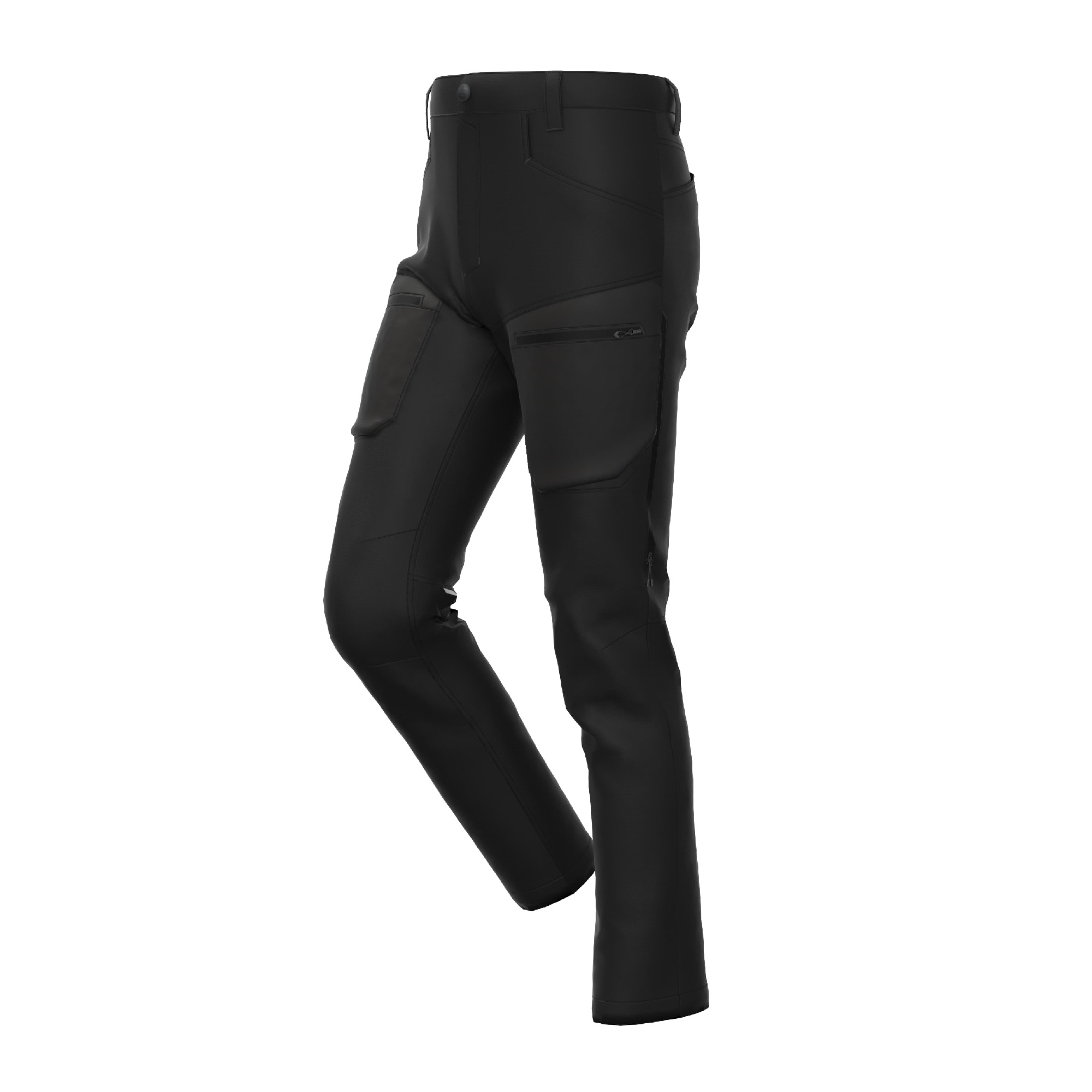 Work trousers stretch CARGO-0200 black - Image 3