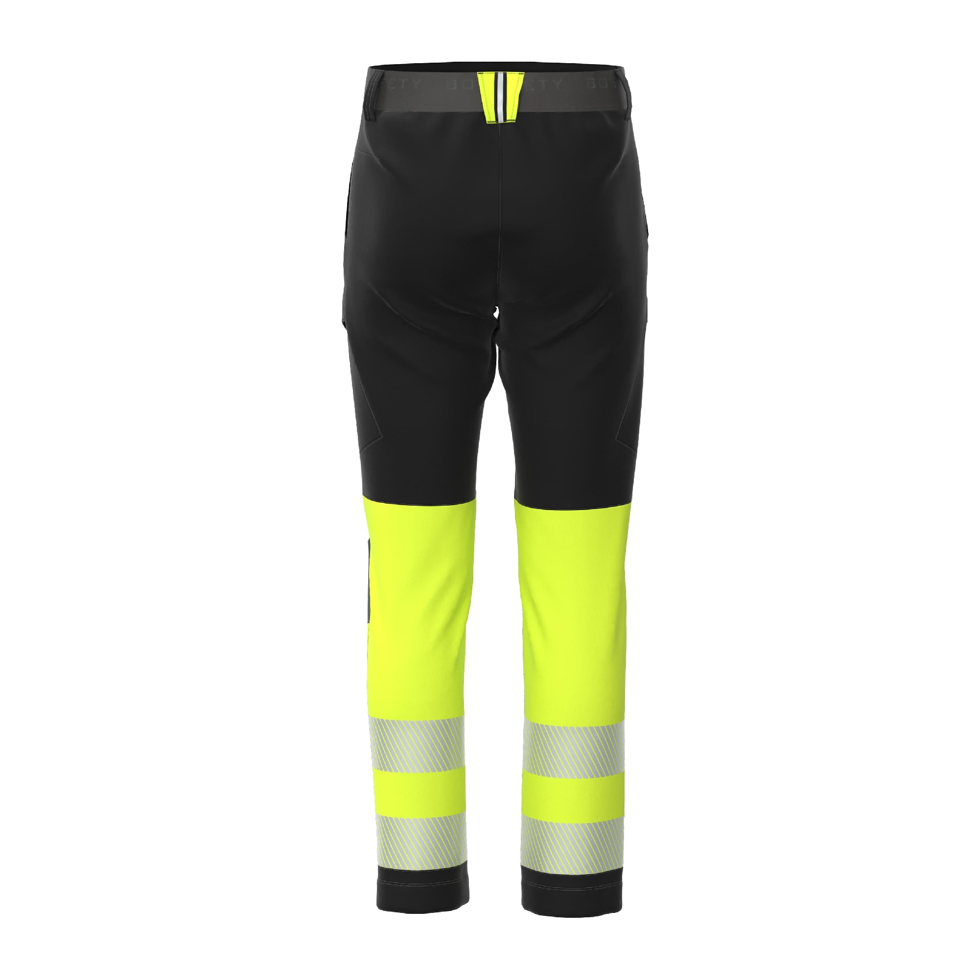 Work trousers Comfort black/yellow stretch - Image 2