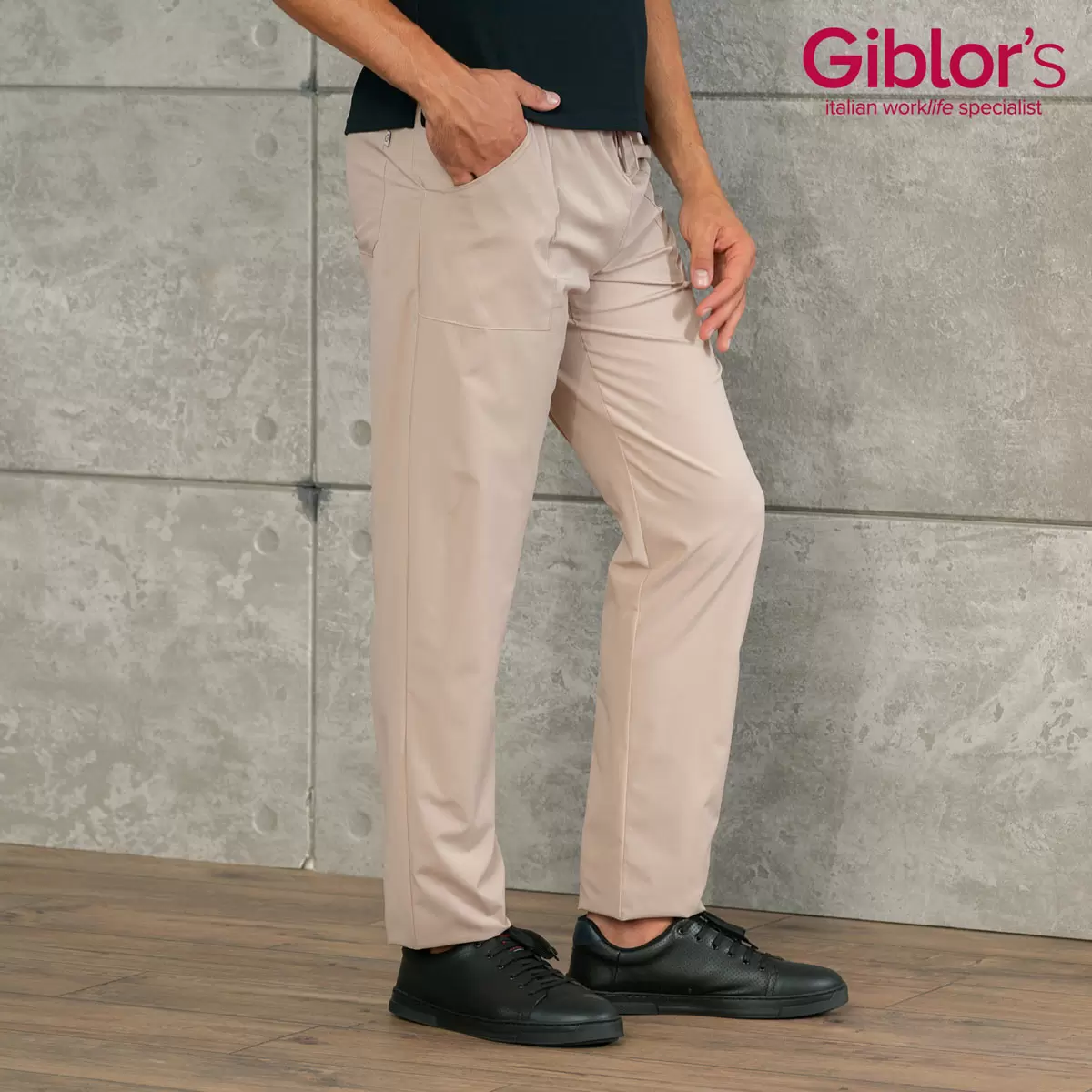 Pants unisex ALAN beige - Image 5