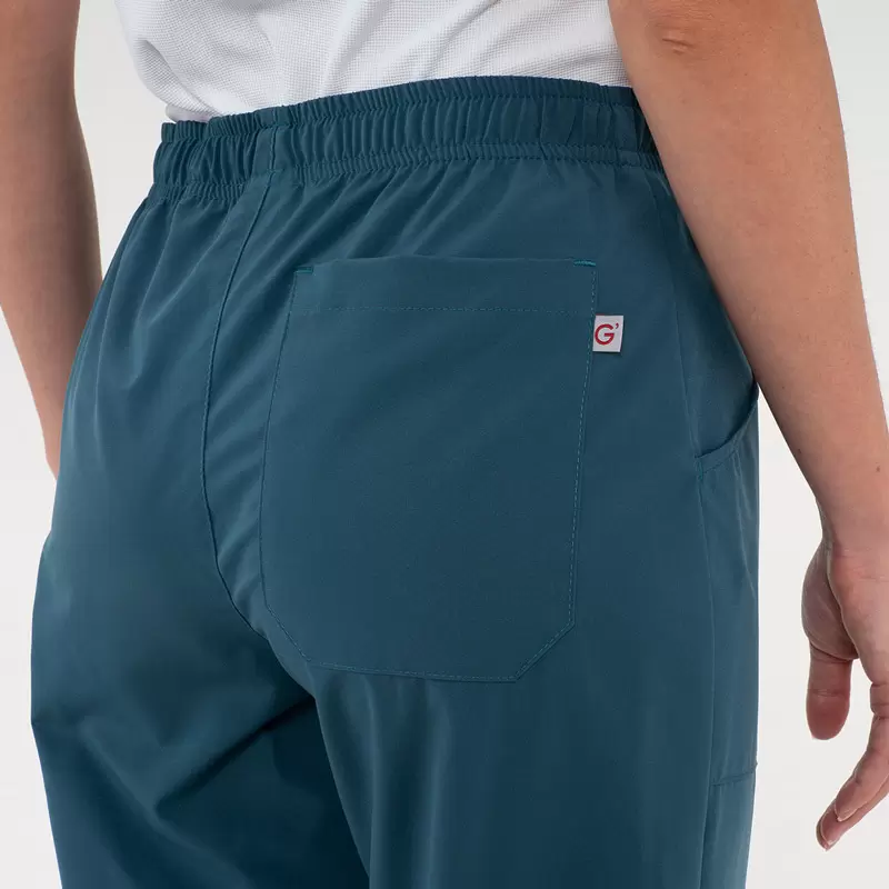 Pants unisex ALAN petrol blue - Image 3