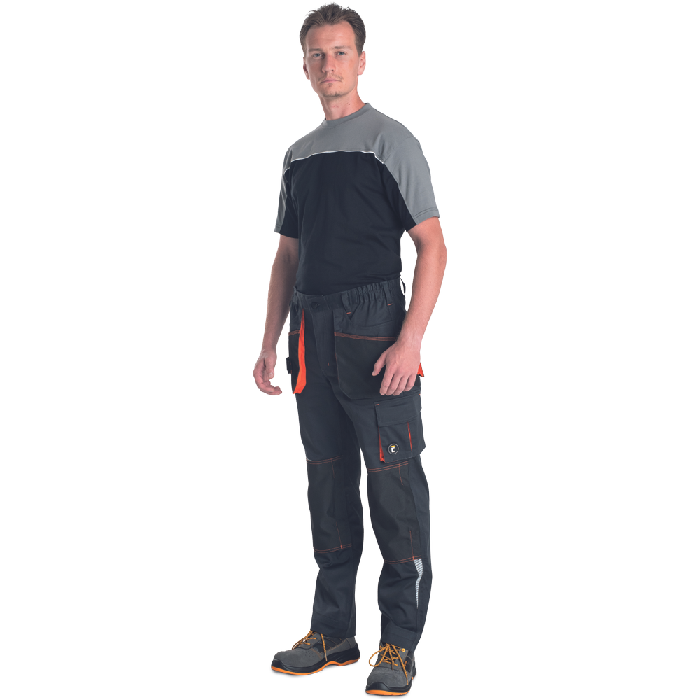 Work trousers EMERTON stretch grey - Image 4