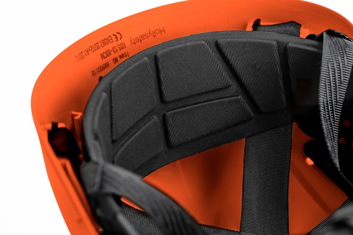 Защитная каска Högert DIEMEL HV оранжевая — изображение 4