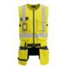 Work vest TACTICAL with pockets Hi-Vis yellow/black