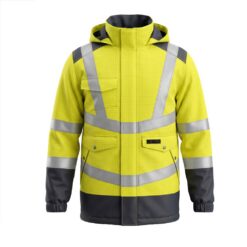 Зимняя куртка Multisafe Hi-Vis жёлтая/тёмно-синяя класс 3