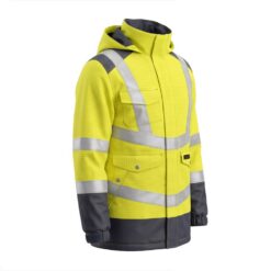 Зимняя куртка Multisafe Hi-Vis жёлтая/тёмно-синяя класс 3 — изображение 2